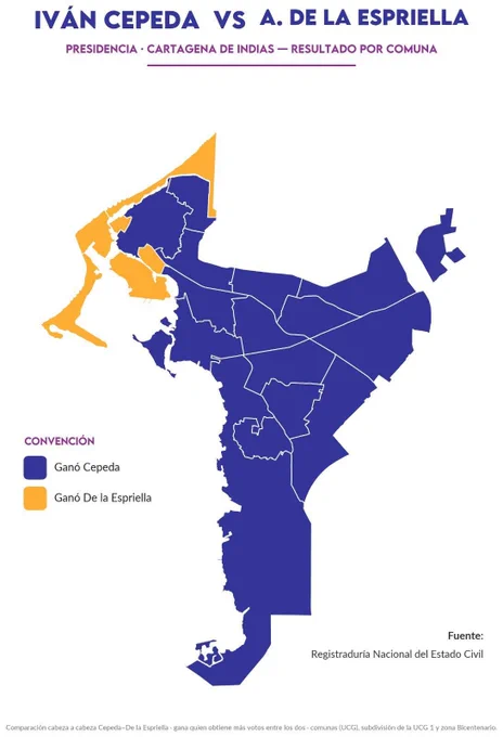 Mapa elaborado por el profesor Dewin Pérez 