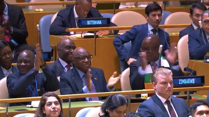 General Assembly elects non-permanent members of the Security Council.