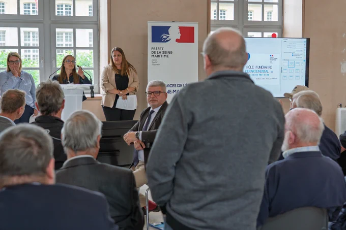 Interventions durant le séminaire des maires de Rouen