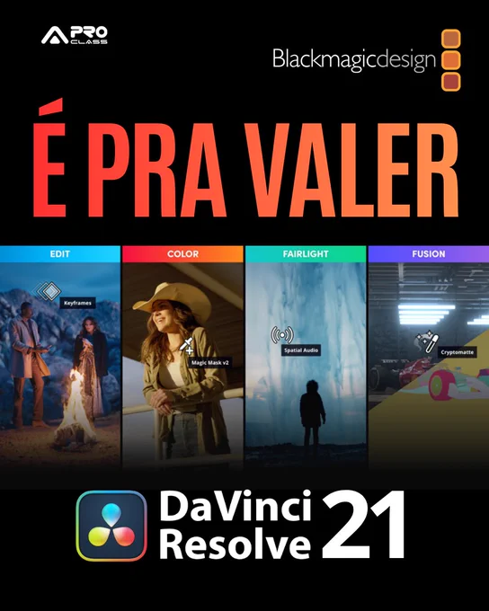 Lançamento oficial do DaVinci Resolve 21