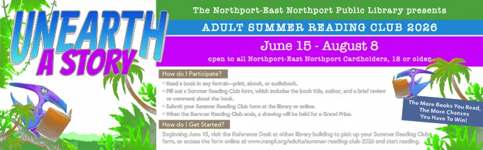 Summer reading clubs: https://www.nenpl.org/summerreading2026