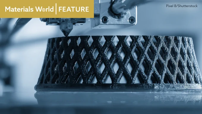 Additive manufacturing of alumina into a mesh structure
Credit: Pixel B/Shutterstock