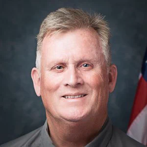 Photo of retired Police Officer and departing Code Enforcement Officer Sam Sorem.