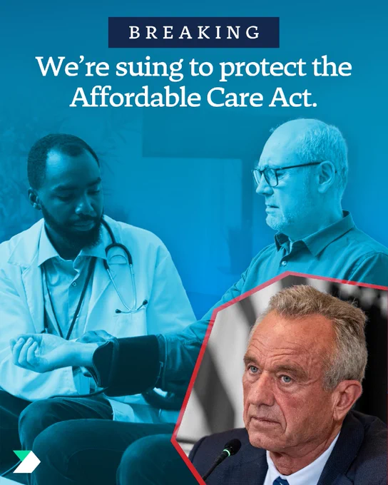 We’re suing to protect the Affordable Care Act.