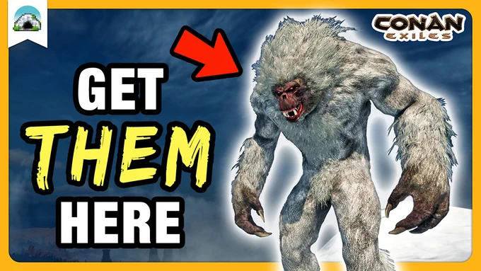 New Yeti, Gorilla & Grey Ape Pet Locations in Conan Exiles