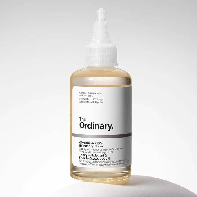240ml bottle of Glycolic Acid 7% Exfoliating Toner 