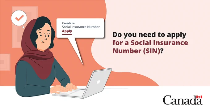 Do you need to apply for a Social Insurance Number (SIN)?

A person using a laptop. The screen displays Canada.ca, Social Insurance Number, Apply.