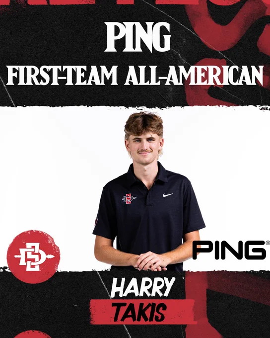 Harry Takis PING First-Team All-American