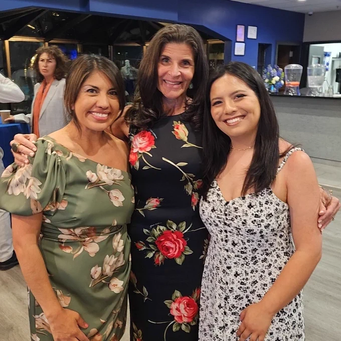 PR team MSR at AVAC's 50th anniversary party