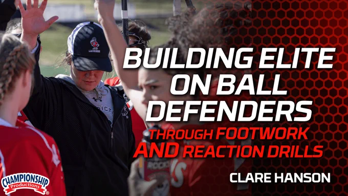 Build confident, fundamentally sound lacrosse defenders through simple, competitive drills that develop balance, footwork, and control!

Learn how to improve balance and core control to help defenders stay stable and composed on ball
Gain strategies for using help defense to recover from disadvantage situations and stay in the play
See how to develop foot speed, hip movement, and change of direction to improve on ball defense
Learn how to build defensive communication and spatial awareness that supports effective team defense
Discover how simple, competitive drills can quickly improve individual defensive confidence and consistency
