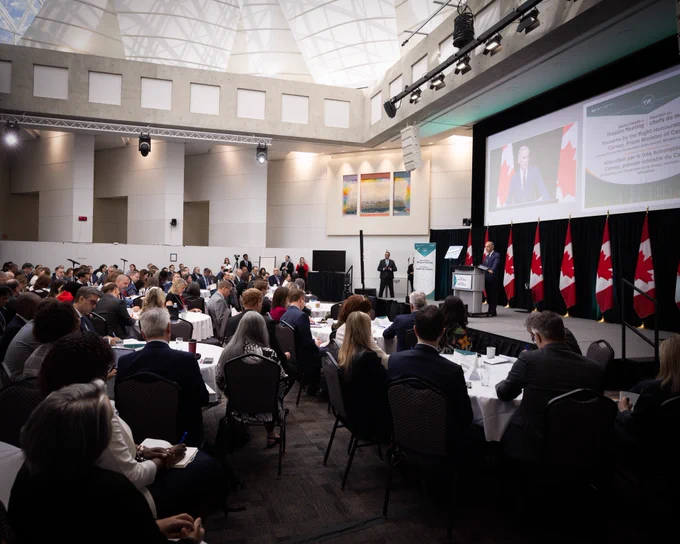 Prime Minister Carney speaks with the Heads of Canada’s missions in Ottawa, Ontario.