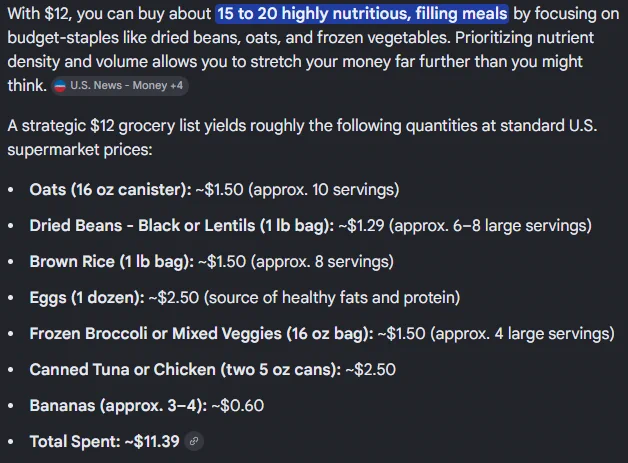 What can $12 dollars buy?
