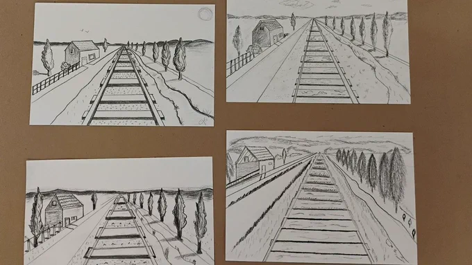 Half Hollow Hills Community Library's Art With Us perspective art class