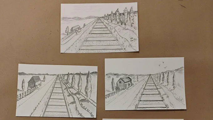 Half Hollow Hills Community Library's Art With Us perspective art class