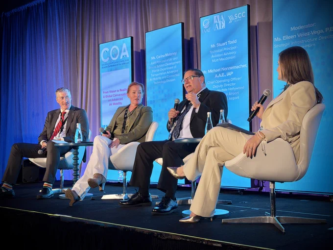 Chief Operating Officer and Deputy Director Michael Nonnemacher participated in a discussion on advanced air mobility.