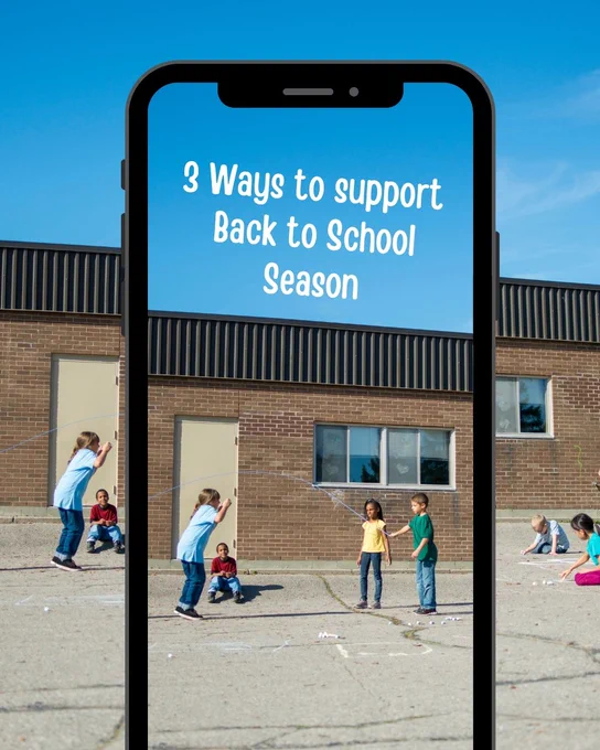 3 Ways teams, groups, companies or organizations can support Back to School Season.