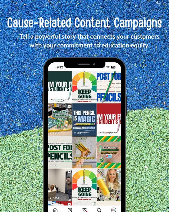 Cause-Related Content Campaigns
Tell a powerful story that connects your customers with your commitment to education equity.