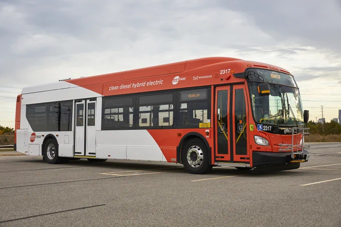 MiWay Hybrid Electric Bus