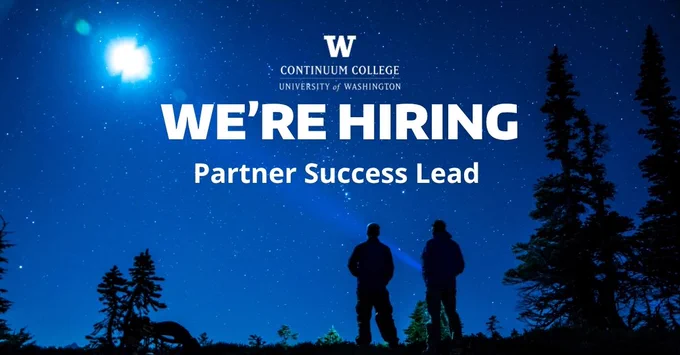 UW Continuum College - We're Hiring - Partner Success Lead