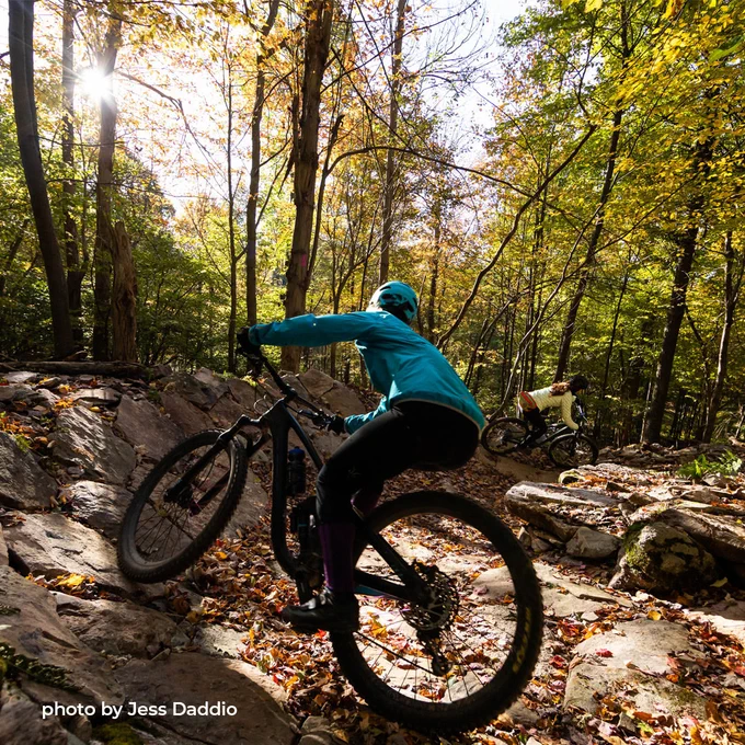 Mountain biking