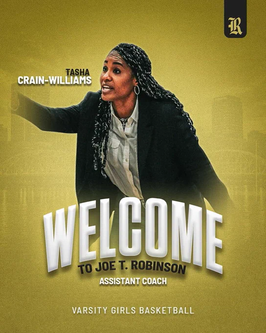 Tasha Crain- Williams named assistant girls  basketball coach. 