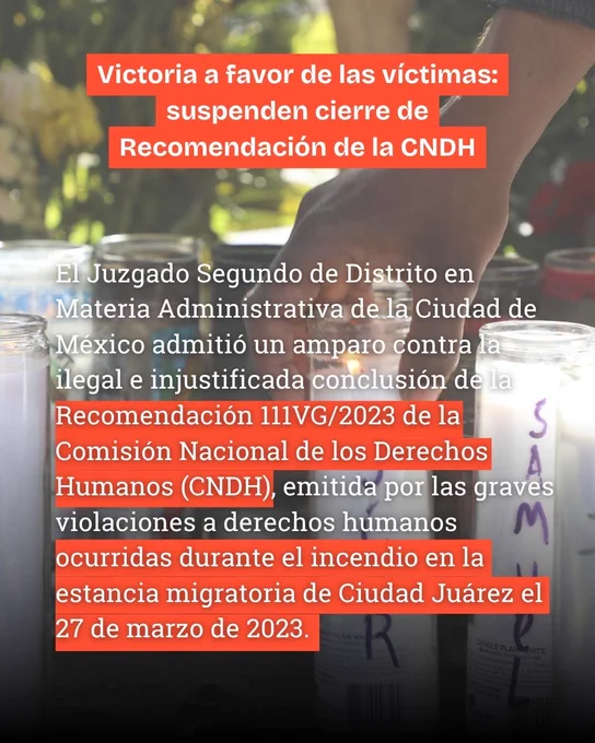 A más de tres años de la tragedia, seguimos acompañando a sobrevivientes y familias en su lucha por verdad, justicia y reparación.
