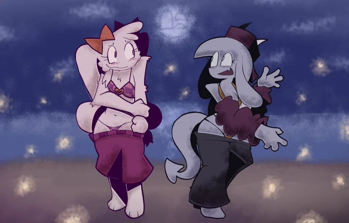 Cricket and Siana sharing a fond memory...
Happy pride month, and good night to you.