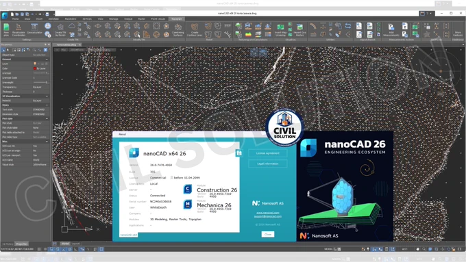 📐 nanoCAD Suite 2026 v26.0.7476.4950

🌐 Multilingual (EN | DE | FR | KO | PT | ZH | ES)

🗓️ Build Date: 2nd June, 2026

• Advanced 2D drafting and 3D modeling tools 
• Powerful DWG-native CAD design environment 
• High-precision engineering drafting 
===========================
📥 Download Now: https://www.civilsolution.in/courses/nanoCAD-Suite-2026-v26074764950-6a205766e46d32f50d1c37cd
===========================
👷🏻‍♂️ Visit for More: https://www.civilsolution.in/


#nanocad #cadsoftware #engineeringdesign #technicaldrawing #mechanicalengineering #architecturaldrafting #engineeringsoftware #designengineers #engineeringtools #engineeringvisuals #engineeringprojects #caddesign #industrialdesign #engineeringtechnology