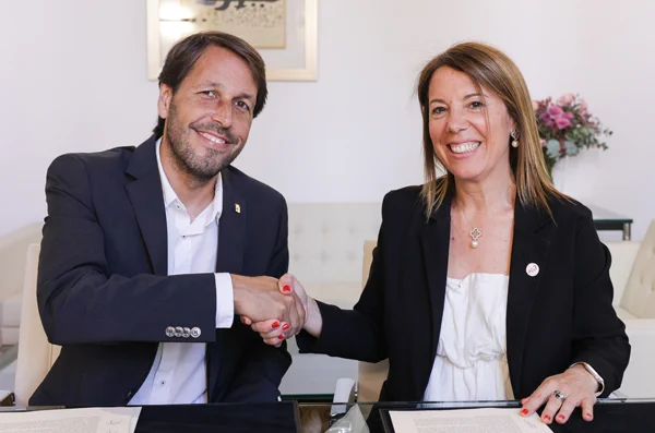 Josep-Ramon Mut y Cristina Vallejo