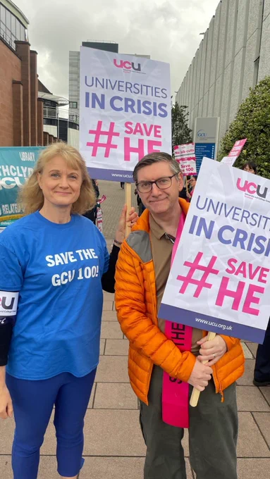 Pickets at GCU