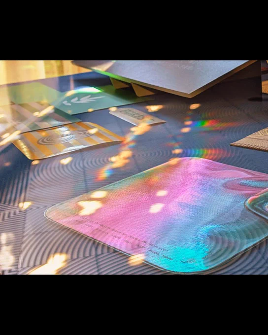 科学技術館5階で見つけた虹🌈
