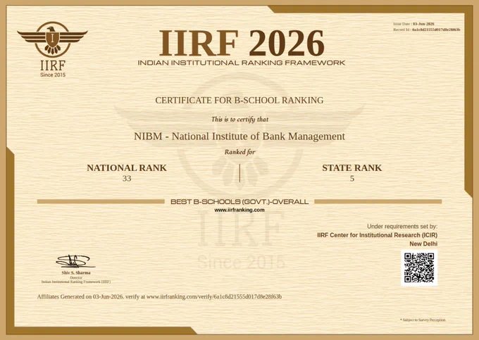 IIRF 2026 Certificate