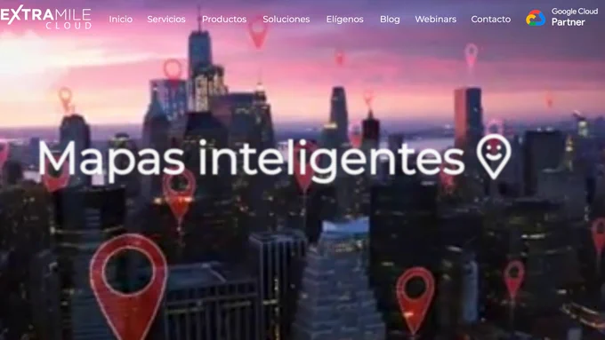 portada de la web de ExtraMile: https://extramilecloud.com