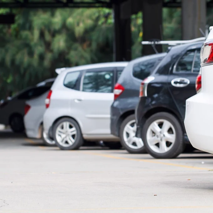 Cars parked