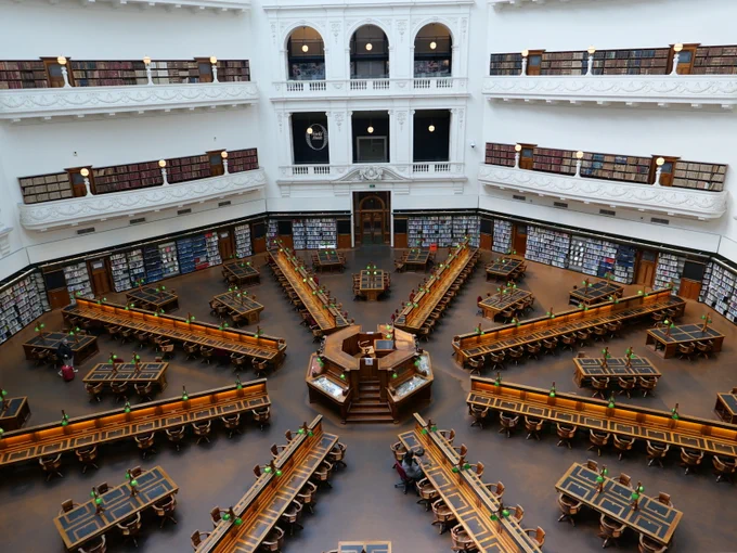 ビクトリア州立図書館 読書室