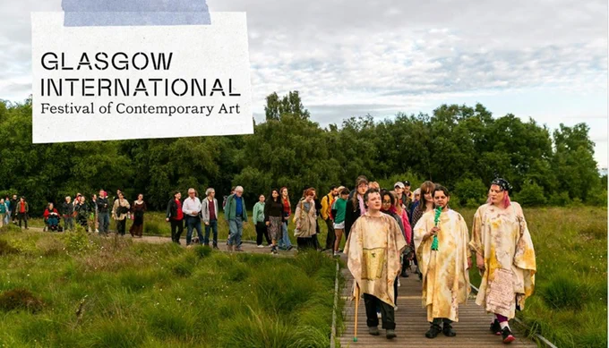 Belladonna Paloma, Oren Shoesmith, and Rabindranath X Bhose, Corpores Infames, Disreputable Bodies, 2024 Performance, Lenzie Moss. Part of Glasgow International 2024. Courtesy to the artists. Photo by Eoin Carey