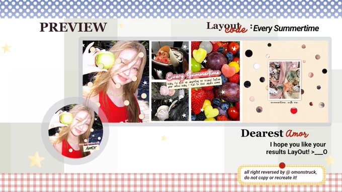 every summertime, menyambut liburan musim panas! feat lagunya mbak niki. binya bikin si cantik every summertime sambil mikirin hal hal yang seru klo liburan musim panas tuh ngapain, dan jadi deh layout yang seger. semoga kalian suka ya sama si cantik satu ini. :3
