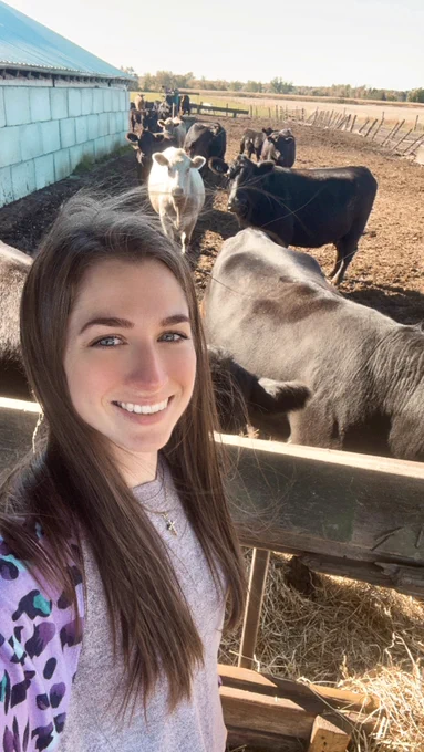 Me with some cows
