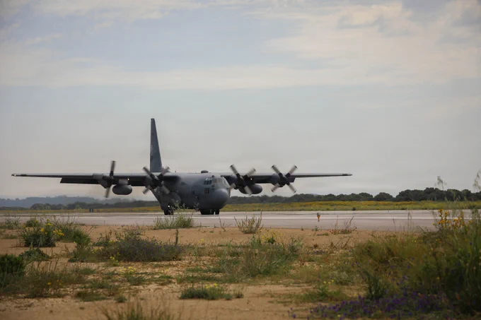U.S. and Tunisian airmen sharpen tactical approaches and landing abilities with C-130 and F-5 aircraft during African Lion 26 in Tunisia.
