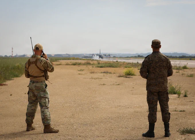 U.S. and Tunisian airmen sharpen tactical approaches and landing abilities with C-130 and F-5 aircraft during African Lion 26 in Tunisia.