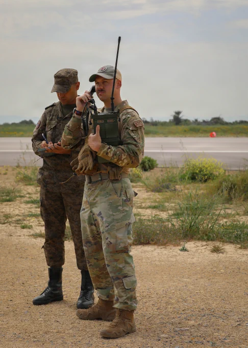 U.S. and Tunisian airmen sharpen tactical approaches and landing abilities with C-130 and F-5 aircraft during African Lion 26 in Tunisia.