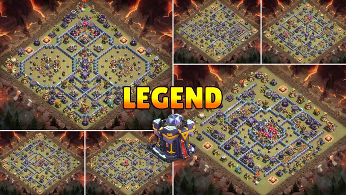 10  Legend TH15 Baselinks for Unbeatable Clan War Defense : Clash of Clans Layouts May 2026 Meta Clashcodes Bases