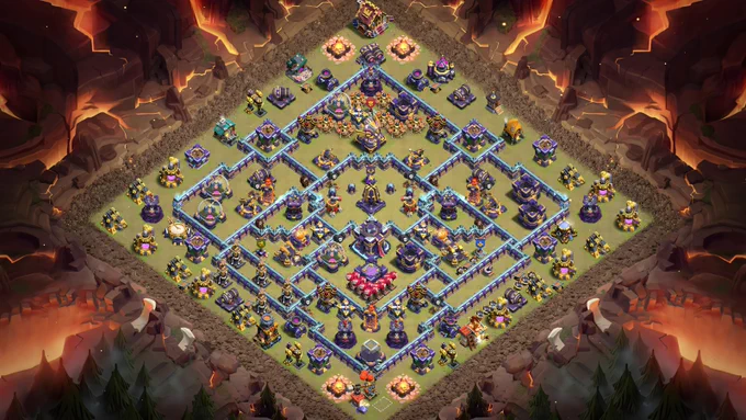 Base 2:  Ranked Battle Defense with 2x Poison • Anti 2 Star Layout for ClashofClans 2026