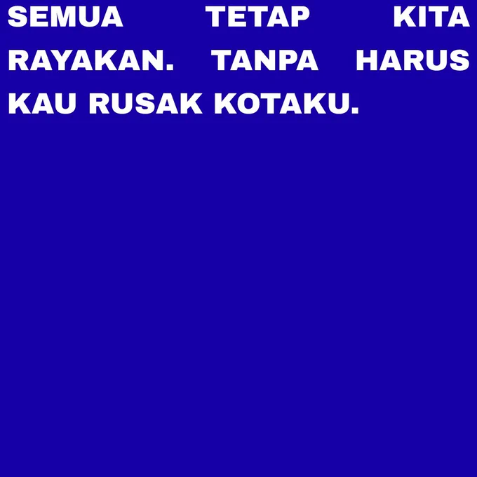 Sendal Jepit - Jangan Rusak Kotaku