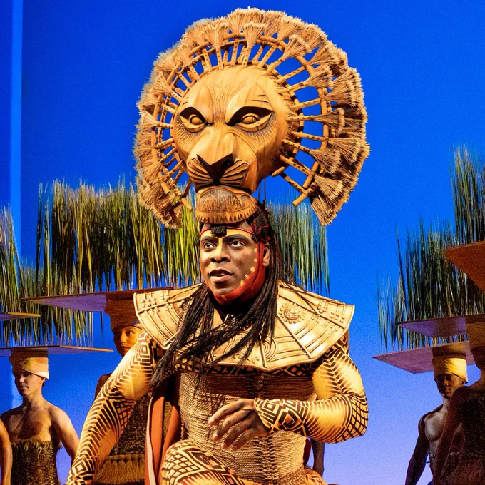 David D'Lancy Wilson as Mufasa. THE LION KING. ©Disney. Photo by Matthew Murphy