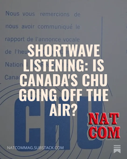 Is Canada's time station on #shortwave going off the air? We have details about the demise of this station known to just about every #SWLer in the hemisphere. Read the details and find out how to QSL before it's too late! Read our report at NatComMag.com.