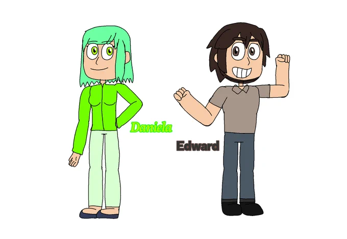 The parents of the Nazzan Family

Daniela (Mrs. Nazzan) is a strict, protective, yet a caring and sweet mother to her children. Her powers consists of super sight, intelligence, and telekinesis as to watch out and be cautious to her children.

Edward (Mr. Nazzan) is a bold, protective father to his children and his wife, Daniela. His super strength power makes him able to lift heavier objects and break brick walls. However, he's insecure that his powers end up being dangerous, but at least he's managing it.