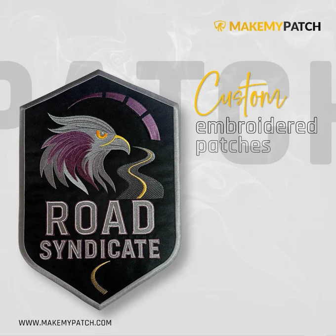 Create custom patches for your bikers syndicate to represent loyalty, brotherhood, and pride on every ride.

#BikersSyndicate #CustomPatches #BikerBrotherhood #RideWithPride #MotorcycleCulture #CustomEmbroidery #MakeMyPatch #RoadIdentity