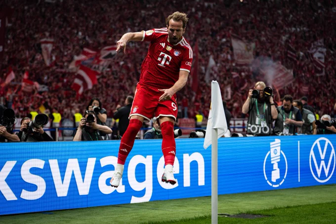Harry Kane celebrating