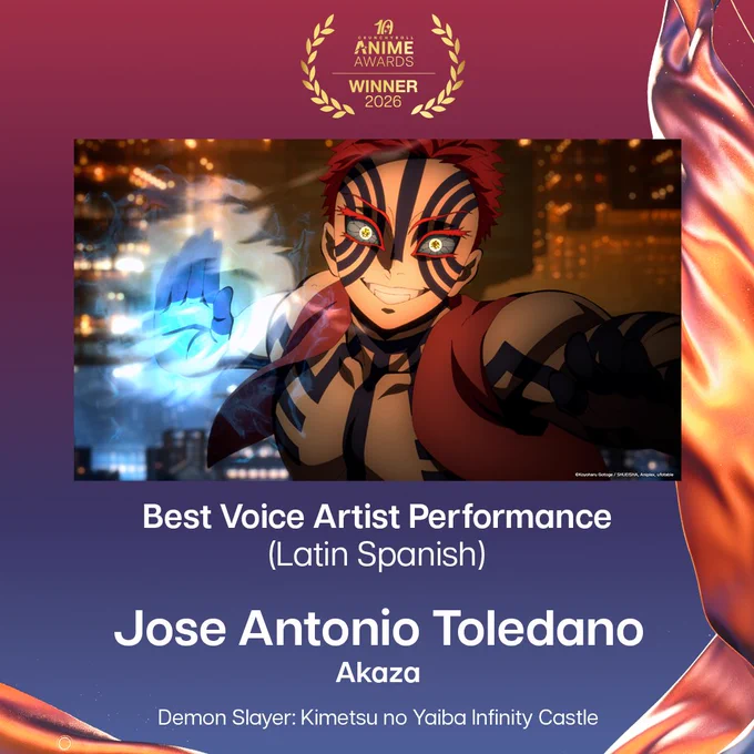 Ya est\u00E1n aqu\u00ED los ganadores de los #AnimeAwards 2026. Desliza para ver algunos de los momentos m\u00E1s destacados \u27A1\uFE0F\uD83C\uDFC6 https://got.cr/AA26Ganadores_XLA